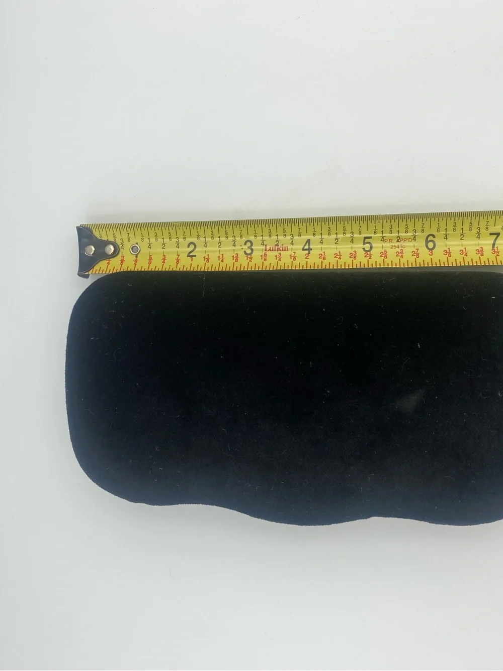 Gucci Black Exterior Sunglass Case with Light Blue Interior and Cloth
